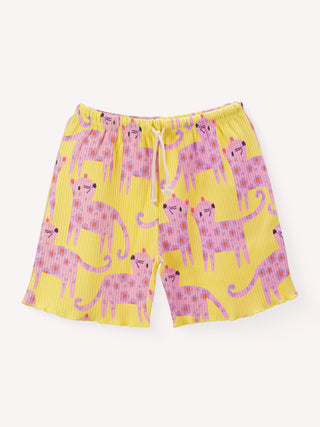 Playful Pink Cat Summer co-ord sets for girls - Kidulan