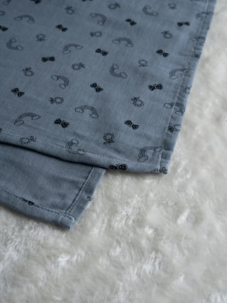 FETO COTTON MUSLIN SWADLE WRAP 3PCS - Kidulan