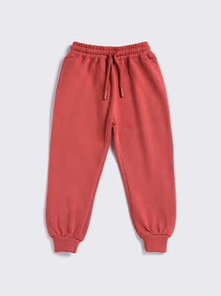 eebabee Solid Comfort Hooded Tracksuit – Rust Edition - Kidulan