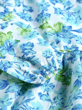 Blue Blossom Frock - Kidulan