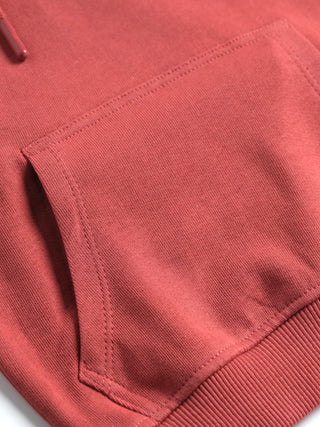 eebabee Boys Solid Sleeveless Hooded Set - Coral Edition - Kidulan
