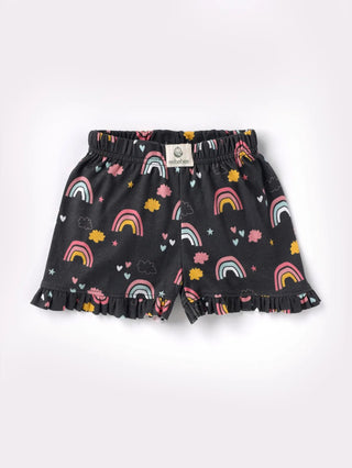 Full sleeve black frill set for baby girl - Kidulan