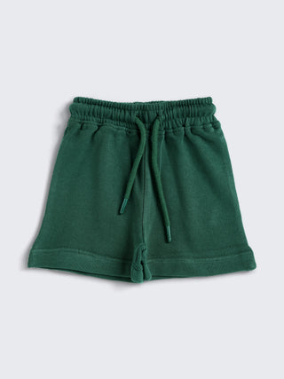 eebabee Boys Solid Sleeveless Hooded Set - Forest Edition - Kidulan