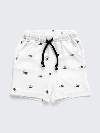 Newborn Unisex Cotton Co-ord Set - Sunshine Print