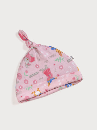 5 Pc Combo Baby & Kids Knot Caps 3-6 Months