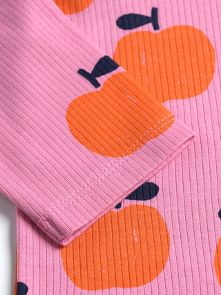eebabee Apple Garden Full Sleeve Tee – Pink - Kidulan