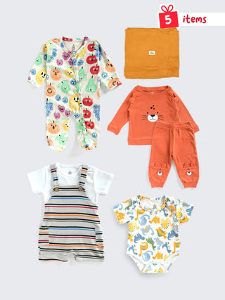 Snuggle Soft Baby Essentials Bundle (5 - Piece) - Kidulan