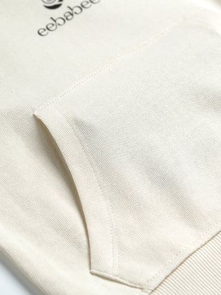 eebabee Solid Cream Hooded Tracksuit - Signature Edition - Kidulan