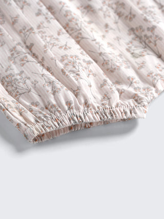 Eebabee Floral Frill Romper - Soft Pink - Kidulan