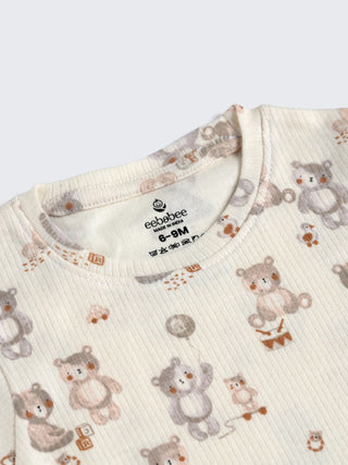 Cuddle Time Bear Pajama Set - Kidulan