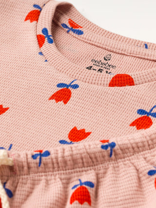Tulip Bloom Summer Co-ord sets for girls - Kidulan