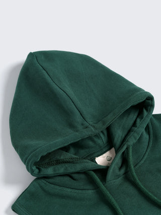 eebabee Boys Solid Sleeveless Hooded Set - Forest Edition - Kidulan