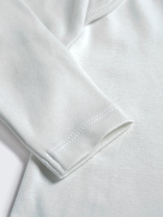 Eebabee 3pc Pure White long - sleeve Bodysuit Set - Kidulan