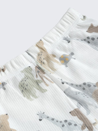 Safari Adventure Ribbed Co - Ord Set - Kidulan