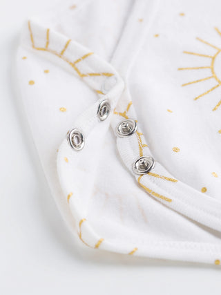 Sunny Smiles Print Bodysuit & Shorts Summer Set for Baby - Kidulan