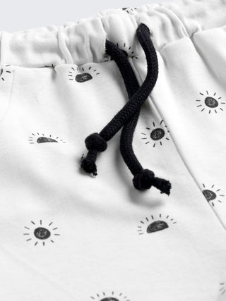 Newborn Unisex Cotton Co-ord Set - Sunshine Print