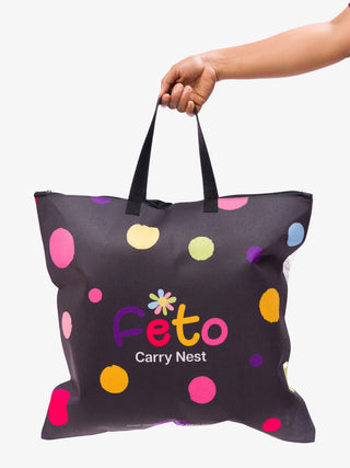 Premium Floral Carry Nest for New Born - Kidulan