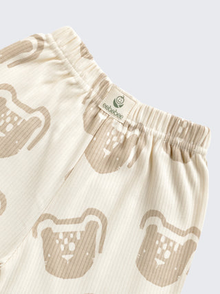 Bear Print Baby T-Shirt and Shorts Set