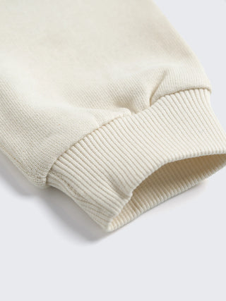 eebabee Solid Cream Hooded Tracksuit - Signature Edition - Kidulan