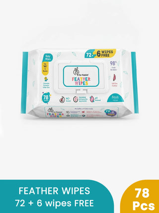 Feather Aqua Wipes - With Calendula Extract - Kidulan