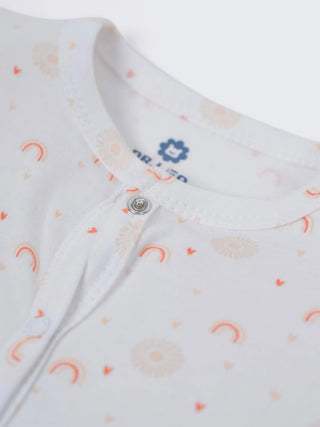 Unisex Printed Baby Jumpsuit - Kidulan