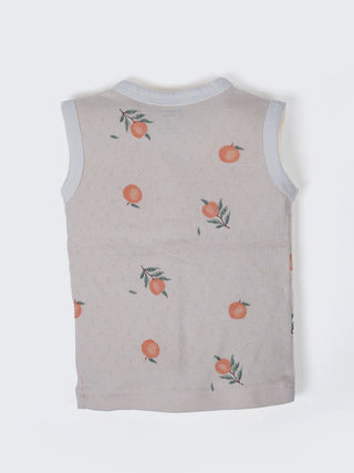 2 Set Combo Baby Sleeveless Jabla & Shorts - 3-6 Months - Kidulan