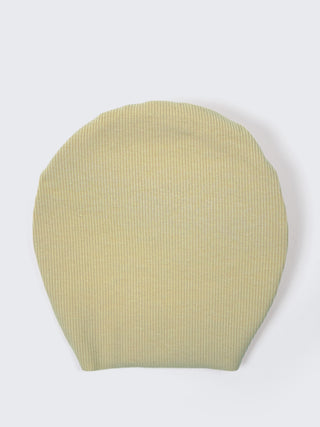 Baby Girls Turban Headwrap – White & Beige - Kidulan