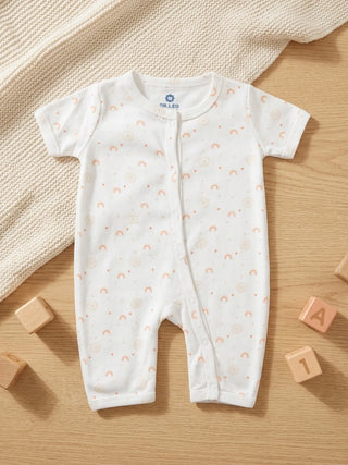 Unisex Printed Baby Jumpsuit - Kidulan