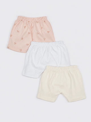 Baby Cotton Shorts 3 Piece Combo 3-6 Months - Kidulan