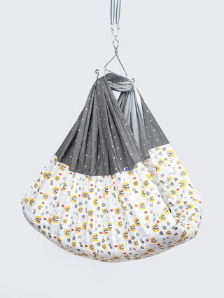 Royale Removable Bed Cradle Combo - Rainbow & Leaf - Kidulan