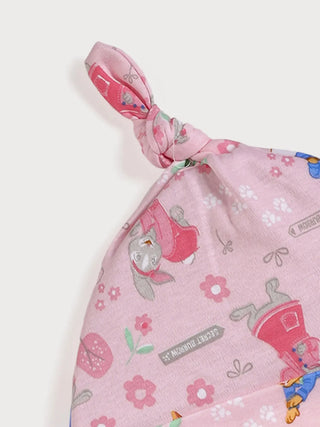 5 Pc Combo Baby & Kids Knot Caps 0-3 Months