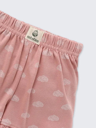 2 Pc Shorts Combo For Baby Girls 12-18 Months