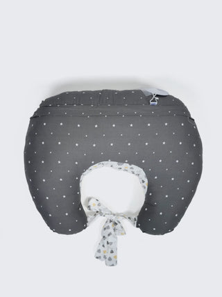 Baby Feeding Pillow - Grey & White - Kidulan