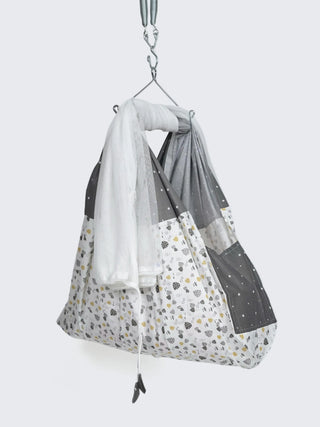 Twill Baby Cradle Safeguard Set - Leaf - Kidulan