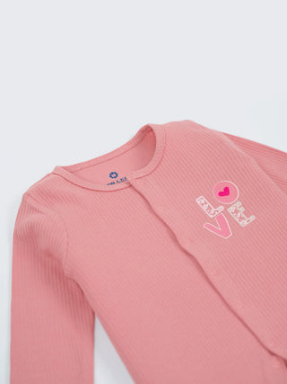 Pink Unisex Baby Sleepsuit - 3-6 Months - Kidulan