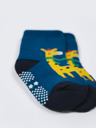 Kids Anti-Slip Cotton Crew Socks – 2 Pack - Kidulan