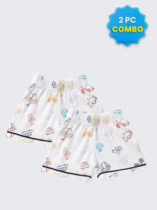 2 Pc Shorts Combo 12-18 Months