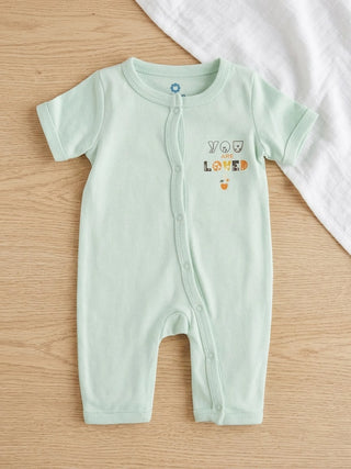 Unisex Baby Solid Jumpsuit - Kidulan