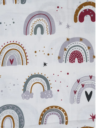 TSG Mix & Match Cotton Baby Thottil/Jhula/Cradle - Rainbow Polka Dot - Kidulan