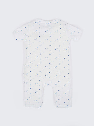 Unisex Baby Jumpsuit Dot Printed - Kidulan