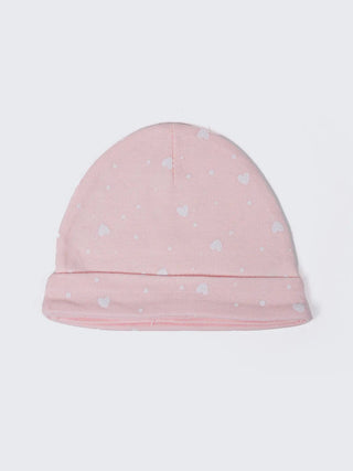Baby Cotton Cap 3 Pack - Pink & Prints - Kidulan