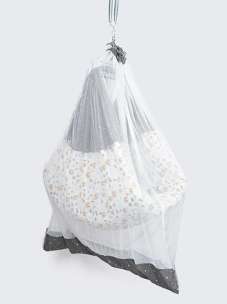 Royale Removable Bed Cradle Combo - Rainbow & Leaf - Kidulan