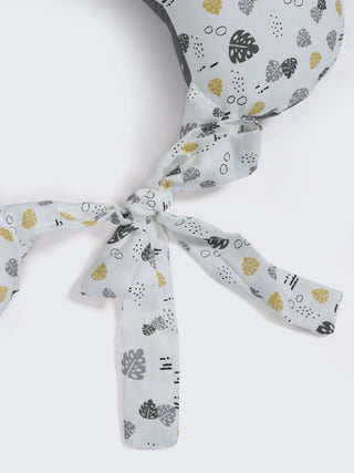 Baby Feeding Pillow - Grey & White - Kidulan