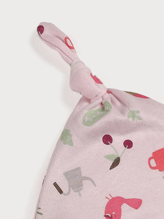 5 Pc Combo Baby & Kids Knot Caps 6-9 Months