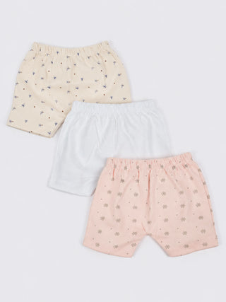 Baby Cotton Shorts 3 Piece Combo 6-12 Months - Kidulan