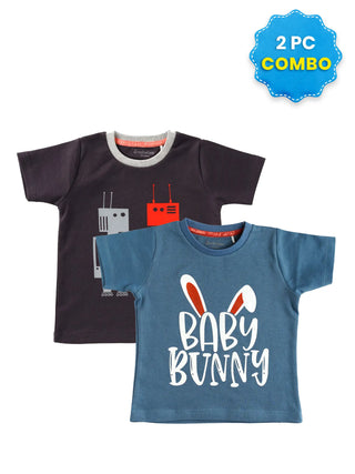 2 Pc Unisex T-Shirt Combo 6-9 Months