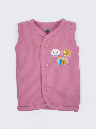 Baby Sleeveless Jabla & Shorts Set - 0-3 Months - Kidulan