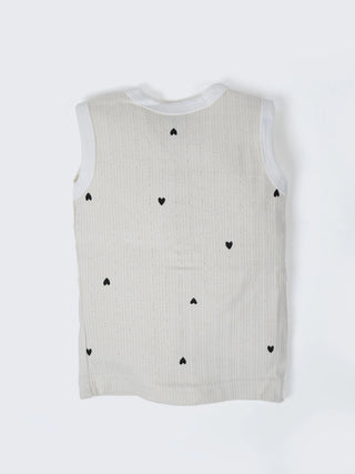 2 Set Combo Baby Sleeveless Jabla & Shorts - 3-6 Months - Kidulan