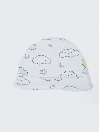 Baby Cotton Cap 3 Pack - Pink & Prints - Kidulan