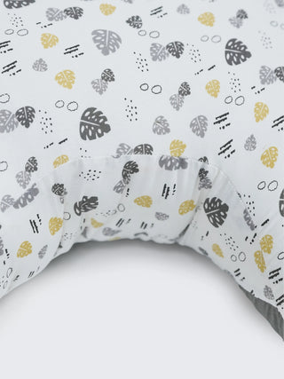 Baby Feeding Pillow - Grey & White - Kidulan